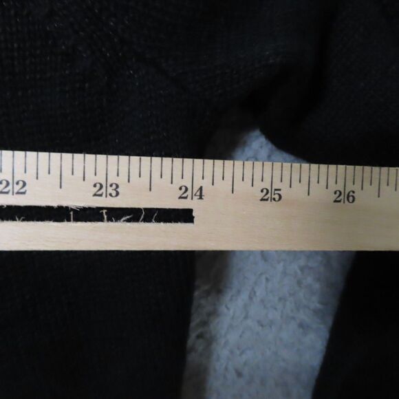 Lauren Ralph Lauren Sweater Womens XXL Black Southwestern Cardigan Linen Cotton - Picture 12 of 15